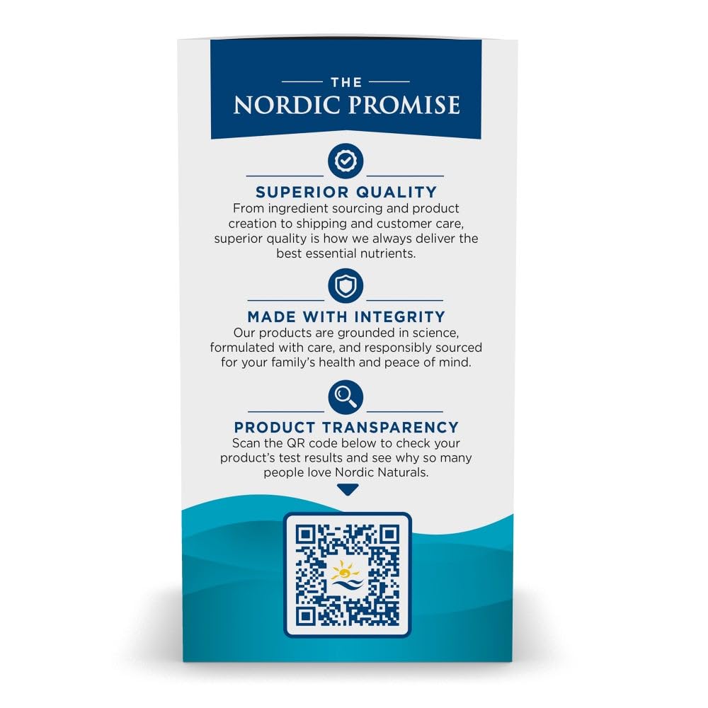 Schéma des ingrédients Nordic Naturals Ultimate Omega montrant EPA et DHA.