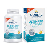 Nordic Naturals Ultimate Omega, bouteille citron, soutien potentiel au cœur et au cerveau.