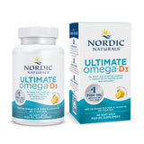 Nordic Naturals Ultimate Omega-D3: bouteille de gélules citron, pratique pour l'apport quotidien.