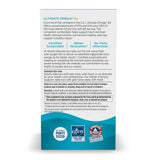 Nordic Naturals Ultimate Omega-D3, emballage clair et lisible pour une utilisation facile.