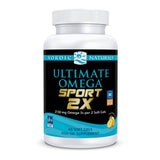 Nordic Naturals Ultimate Omega Sport 2X, bouteille citron, soutien potentiel pour le cœur et la récupération.