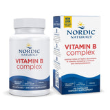 Nordic Naturals Vitamin B Complex – bouteille de pilules faciles à avaler au quotidien.