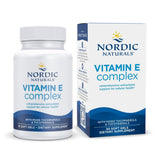 Nordic Naturals Vitamine E Complex, bouteille 30 gélules, soutien potentiel à la défense cellulaire.