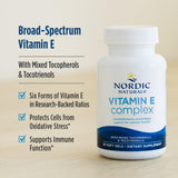 Nordic Naturals Vitamine E Complex, prise simple dans la routine quotidienne.