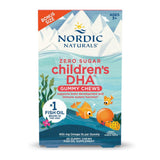 Nordic Naturals Gommes DHA Zéro Sucre, bouteille pratique pour les trajets.