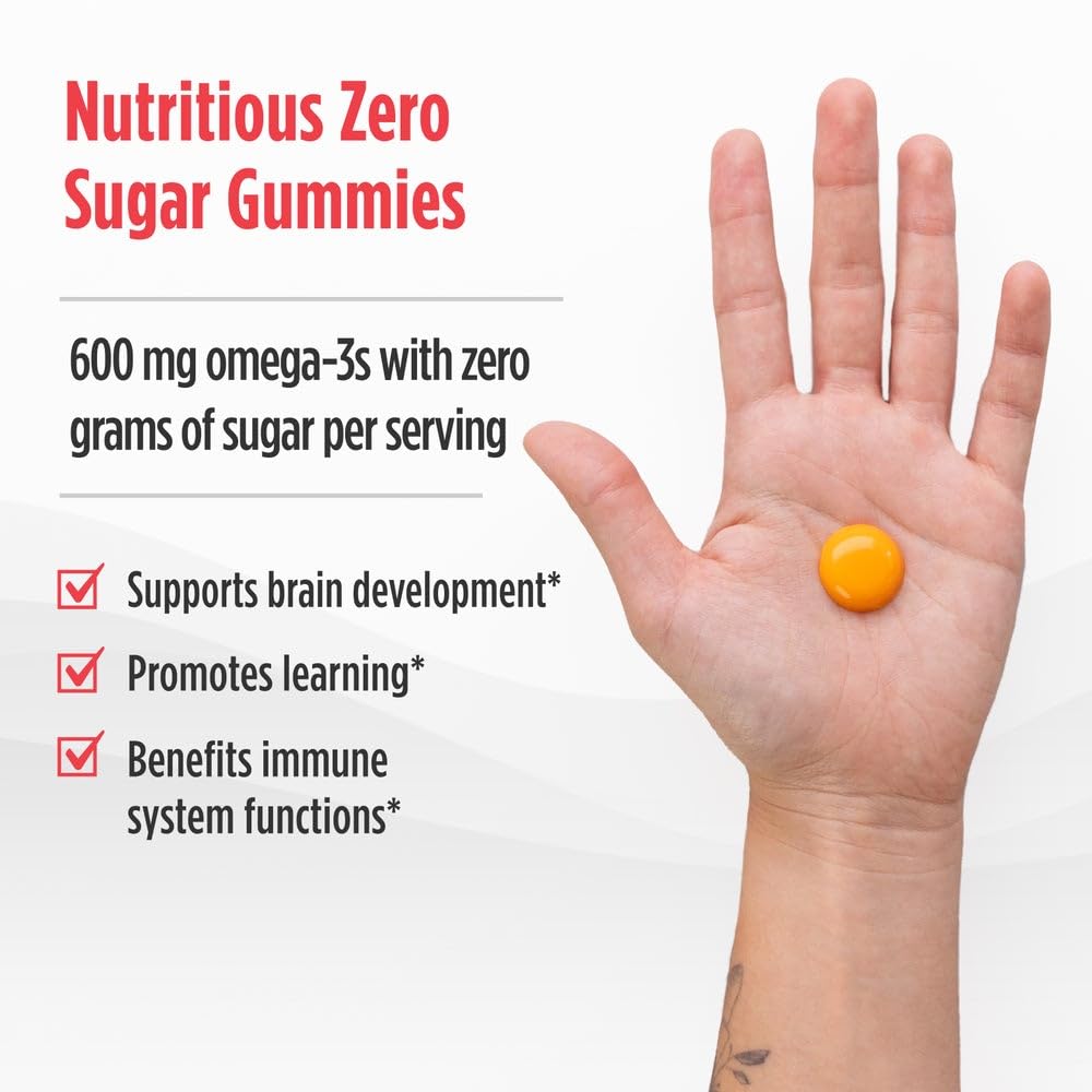 Nordic Naturals Gommes DHA Zéro Sucre, étiquette pureté.