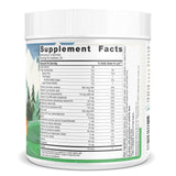 Étiquette transparente Nordic Naturals, gommes sans sucre, informations claires.