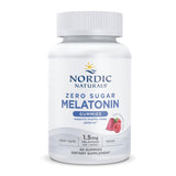 Nordic Naturals Zero Sugar Mélatonine Gomme Framboise – Bouteille, soutien potentiel au sommeil nocturne