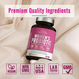 Nordvida Probiotique Femme sans gluten et sans lactose, adapté à divers modes de vie.