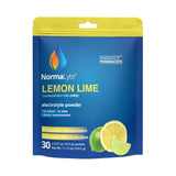 NormaLyte pochette électrolyte citron vert pour hydratation rapide.