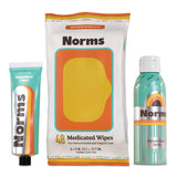 Lingettes Norms hémorroïdes hamamélis et aloe pour apaiser l’irritation