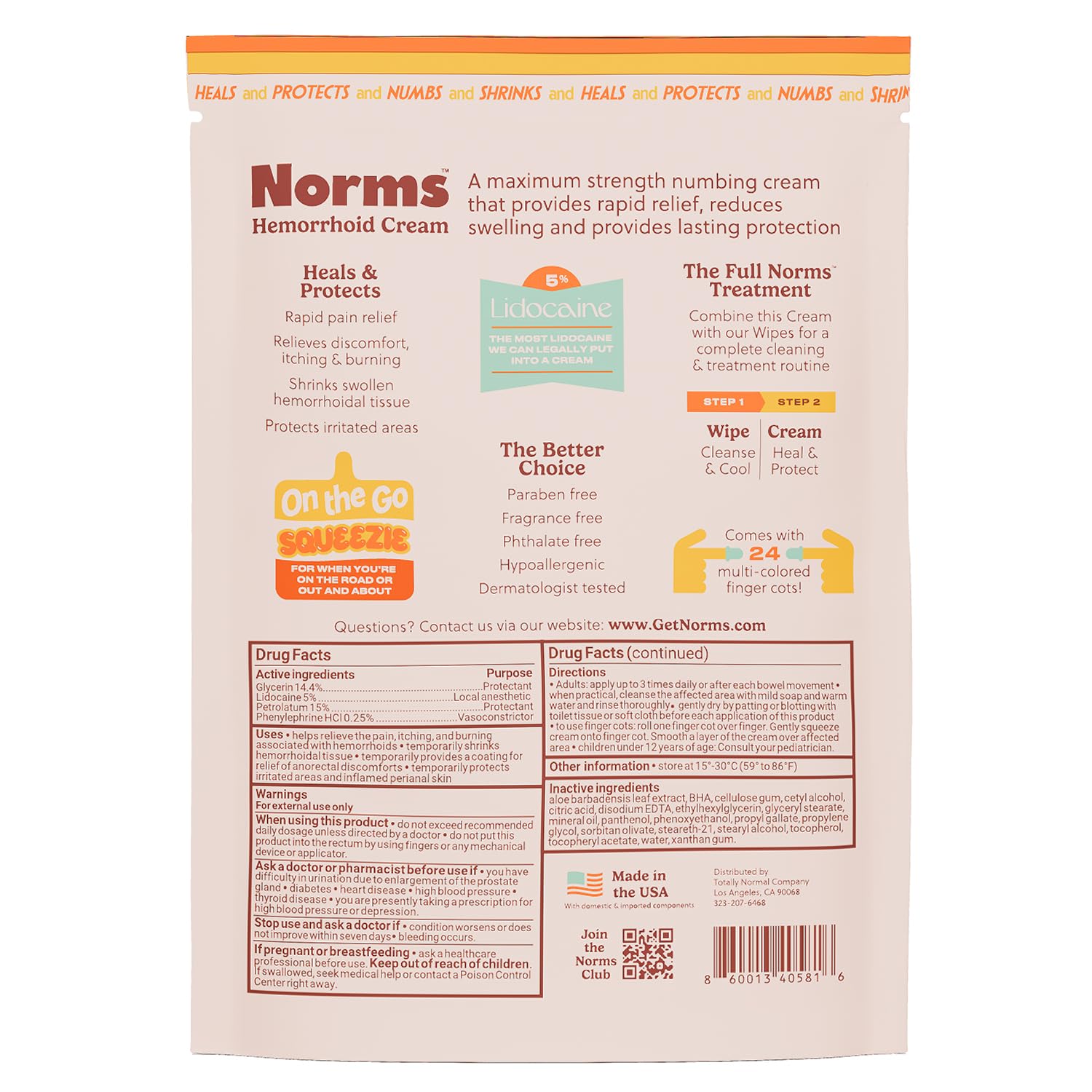 Norms Squeezies fabrique aux Etats-Unis