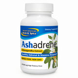 Ashadrene: bouteille North American Herb & Spice, énergie naturelle potentielle.