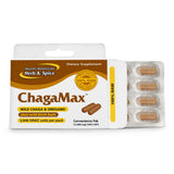 Chagamax: boîte et étiquette visibles, énergie naturelle potentielle.