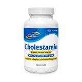 Cholestamin de North American Herb & Spice: bouteille ouverte, format capsules pratique