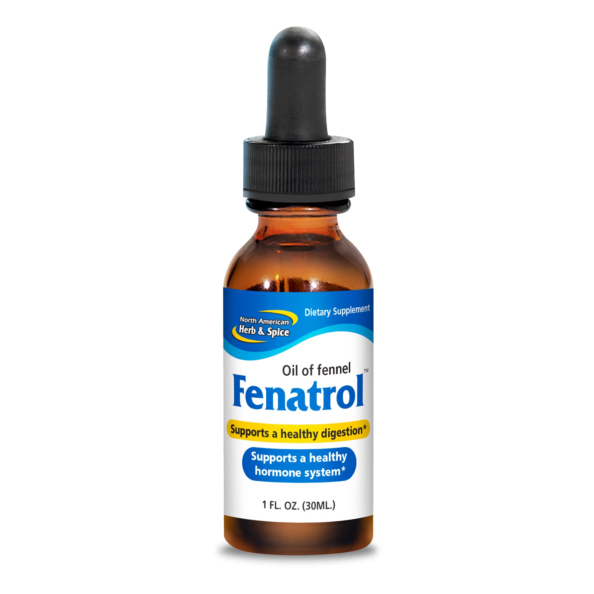 Fenatrol de NORTH AMERICAN HERB & SPICE sur la bouteille; peut soutenir une digestion saine.