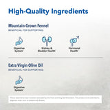 Étiquette Fenatrol montre des ingrédients naturels et sans OGM.