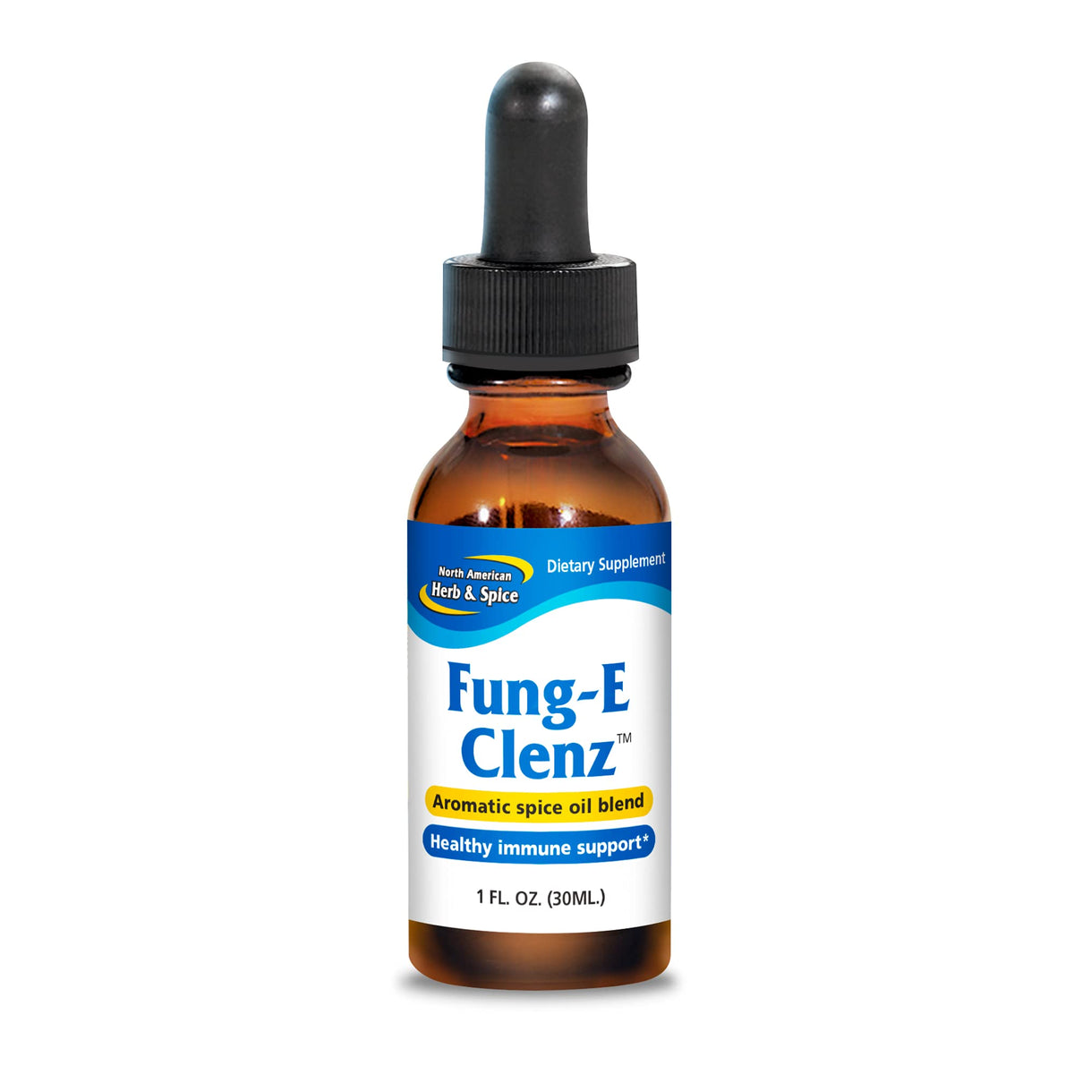 Fung-E-Clenz de North American Herb & Spice dans sa bouteille 1 oz, pratique.