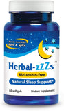 NORTH AMERICAN HERB & SPICE Herbal-zzZs: bouteille prête pour une routine nocturne apaisante.