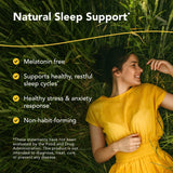 NORTH AMERICAN HERB & SPICE Herbal-zzZs: capsules sans mélatonine pour un sommeil naturel.