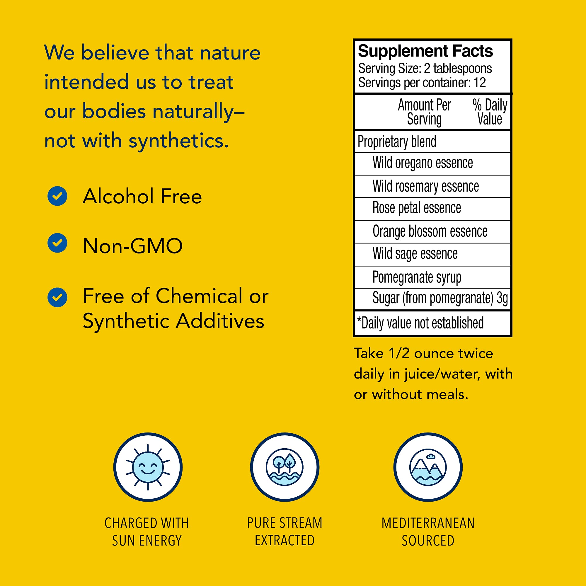 Neuroloft liste-ingrédients complète et naturelle sans additifs.