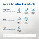 Tube dentifrice OregaFresh, emballage compact et épuré.