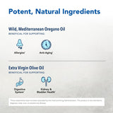 Goutte d’huile d’origan sauvage P73 prête à être utilisée.