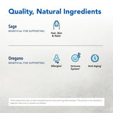 Origan P73 sauvage, sauge montagnarde et cumin pour un mélange aromatique.