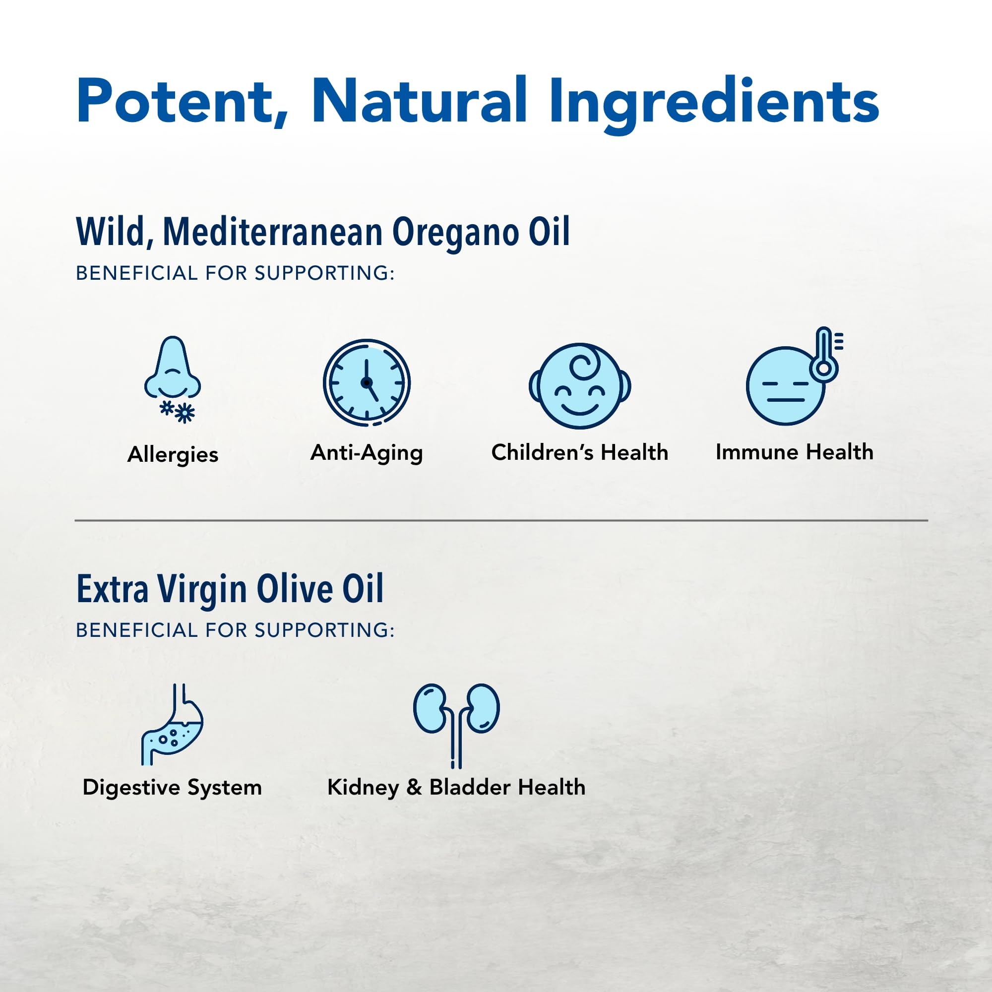 Oreganol P73, huile d'olive biologique, duo pur et naturel.