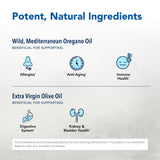 Flacon Oreganol P73 — usage quotidien facile et compatible vegan