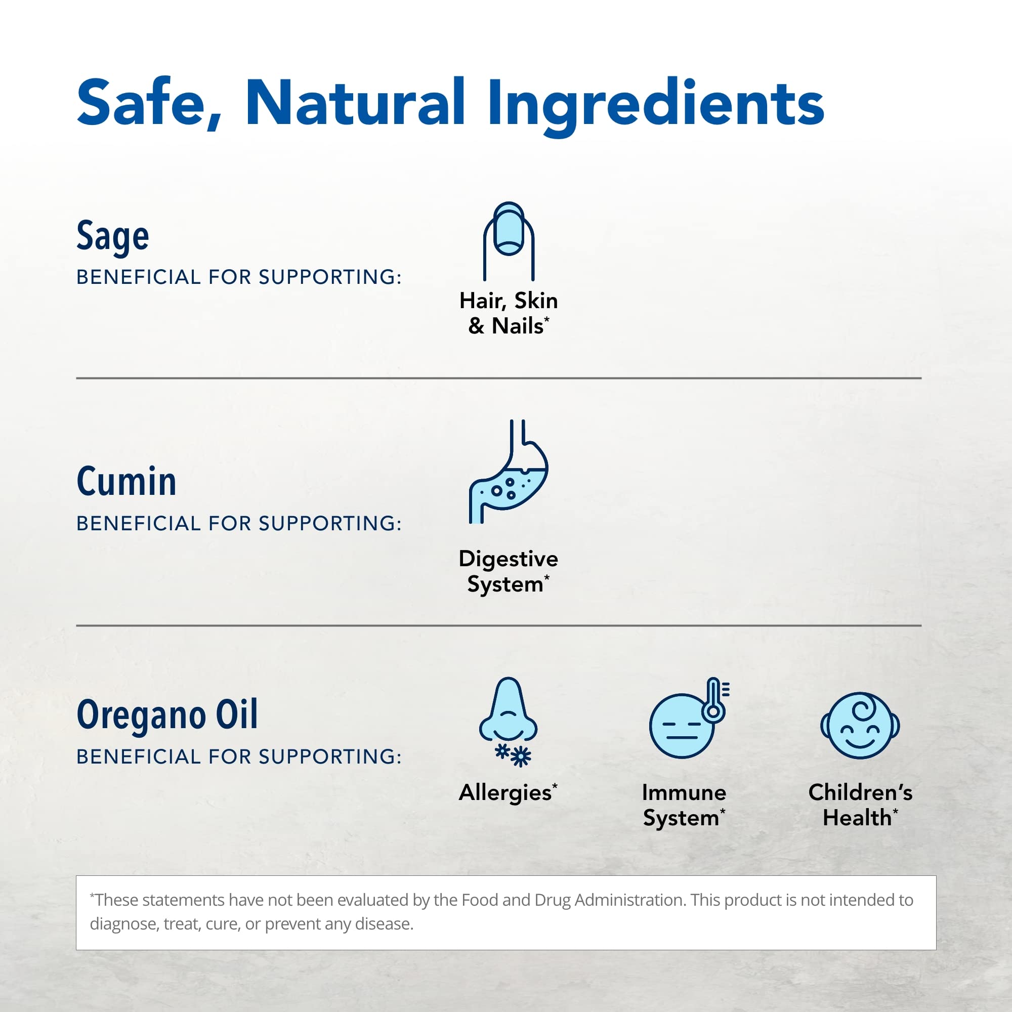 Ingrédients premium: huile d'olive et origan sauvage.