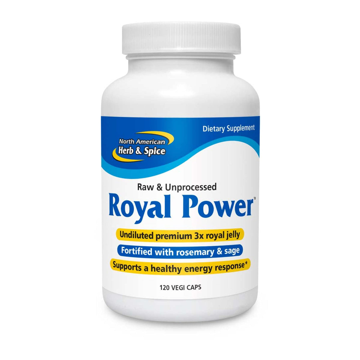 Royal Power bouteille gelée royale concentrée pour énergie naturelle.