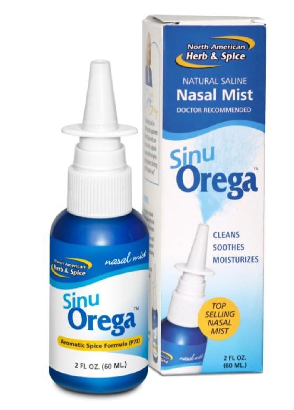 SinuOrega, flacon spray nasal, pour dégager les voies nasales et faciliter la respiration