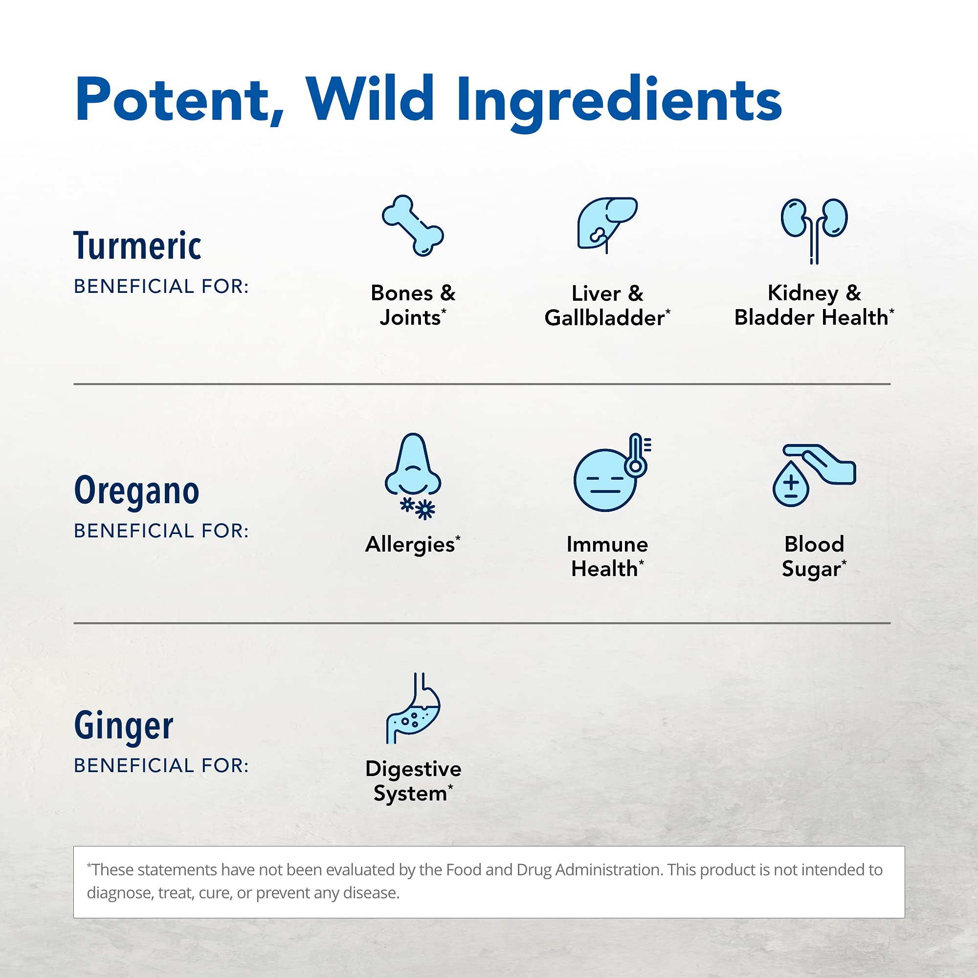 NORTH AMERICAN HERB & SPICE Turmeric Power-Plus: ingrédients biologiques et origine sauvage