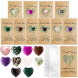 Nosiny coeur cristal 0,8 pouce : ensemble coloré prêt a offrir.