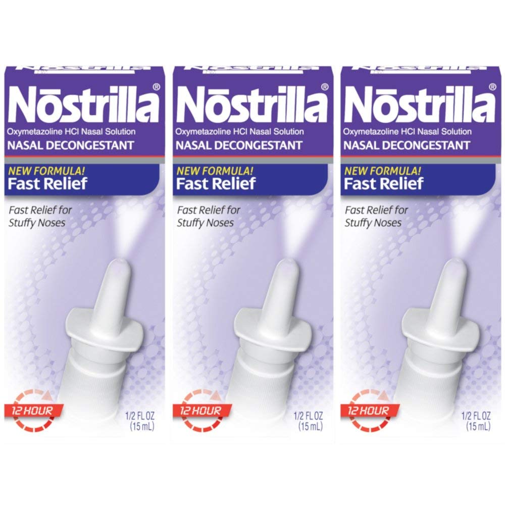 Nostrilla spray nasal avec dose mesurée pour soulager rapidement le nez bouché.