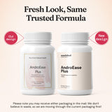 Nourished Natural Health AndroEase Plus étiquette claire et informative sur les ingrédients.