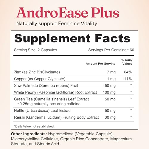 Nourished Natural Health AndroEase Plus routine matinale pour le bien-être et l'énergie.