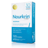 Nourkrin Woman : Biotine soutient le métabolisme des cheveux et leur vitalité.