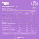 NovaFerrum Yum – goût framboise-raisin agréable pour les enfants.