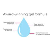 Novashine: démonstration d’application facile du gel dent blanchissant.