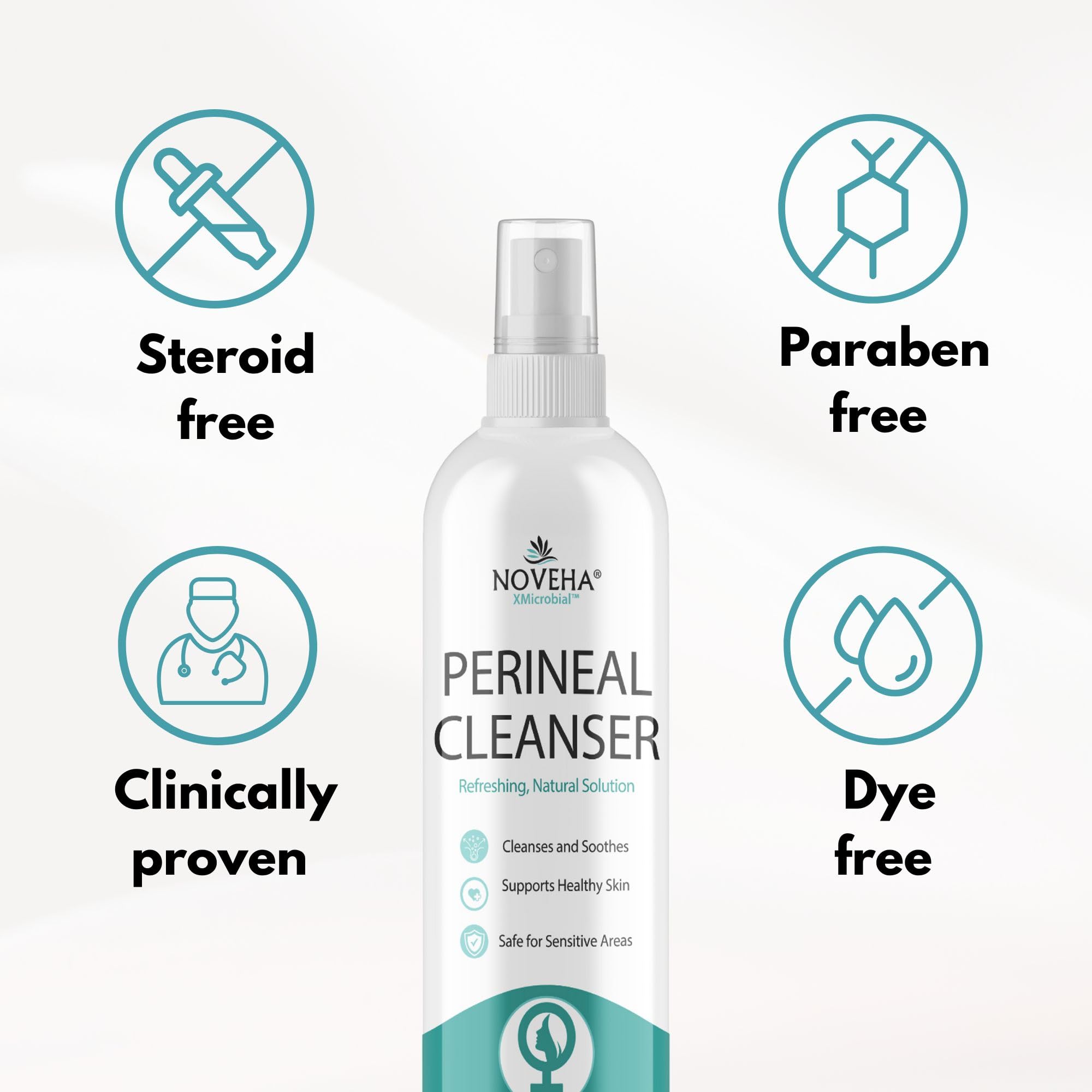 NOVEHA spray périnéal – pack compact pour sac.