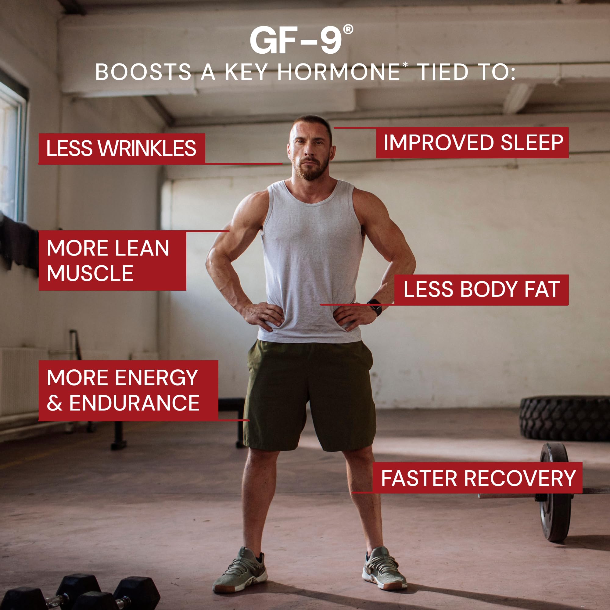 GF-9 – gélules quotidiennes pour endurance et récupération.