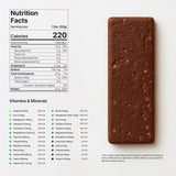 Ingrédients et 20 superaliments de la barre Longevité Novos riches en nutriments.