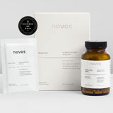 Novos Boost NMN — Emballage-boîte: presentation soignee pour la routine sante.