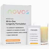 NOVOS Core Mélange Longévité emballage prêt à intégrer votre routine et soutenir la peau.