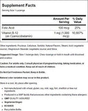 NOW B-12 1000 mcg pastilles, utilisation quotidienne potentielle pour le métabolisme.