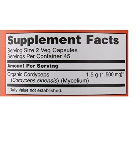 NOW Foods Cordyceps 750 mg — Usage quotidien facilité, intégration simple à la routine.
