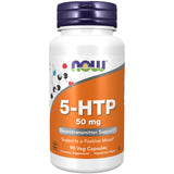 NOW Foods 5-HTP: bouteille de capsules véganes faciles à intégrer dans la routine.