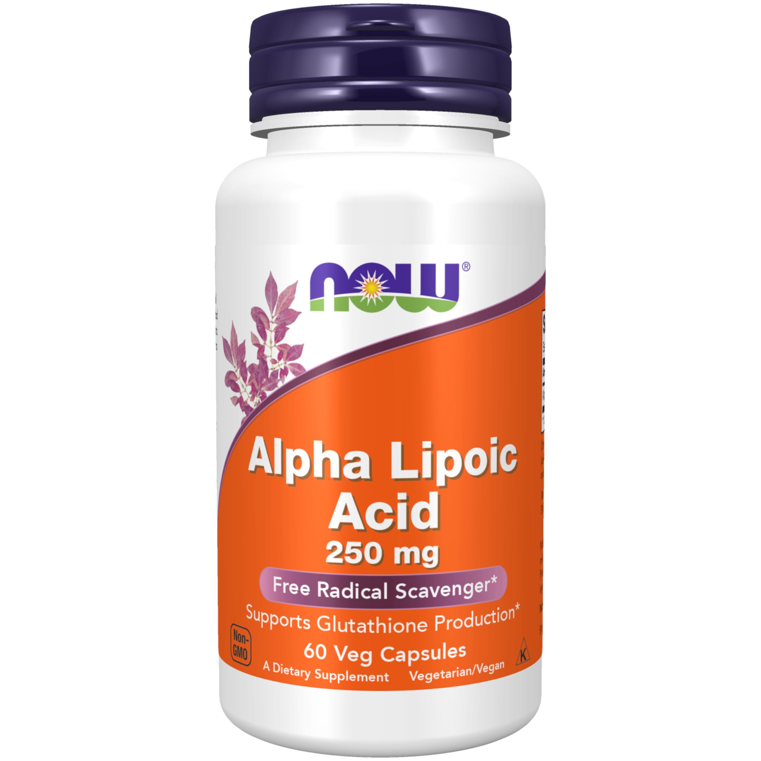 NOW Foods Acide alpha-lipoïque 250 mg – bouteille, soutien potentiel des systèmes antioxydants